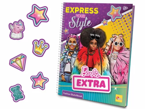 Lisciani: Barbie Express Your Style - Divattervező Vázlatfüzet 