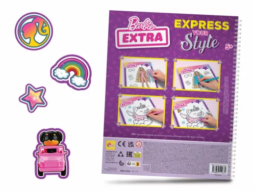Lisciani: Barbie Express Your Style - Divattervező Vázlatfüzet 