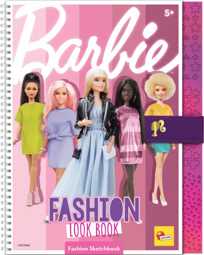 Lisciani: Barbie Fashion Look Book - Divattervező Vázlatfüzet 