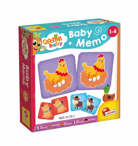 Lisciani: Carotina baby oktatójáték - Bébi memória játék