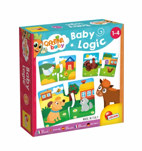 Lisciani: Carotina baby oktatójáték - Bébi logikai játék