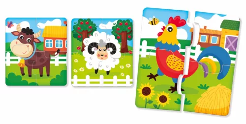Lisciani: Carotina baby oktatójáték - Baby puzzle bika