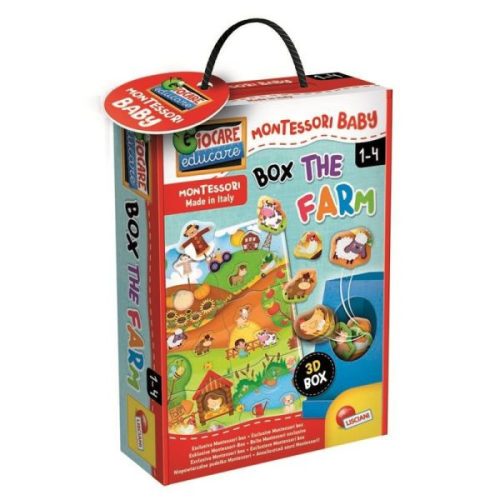 Montessori baby készségfejlesztő játék - farm