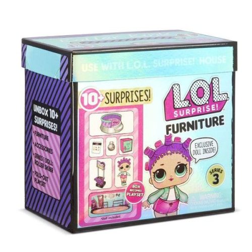 LOL Suprise Furniture játékszett, babával és bútorokkal - Roller Rink