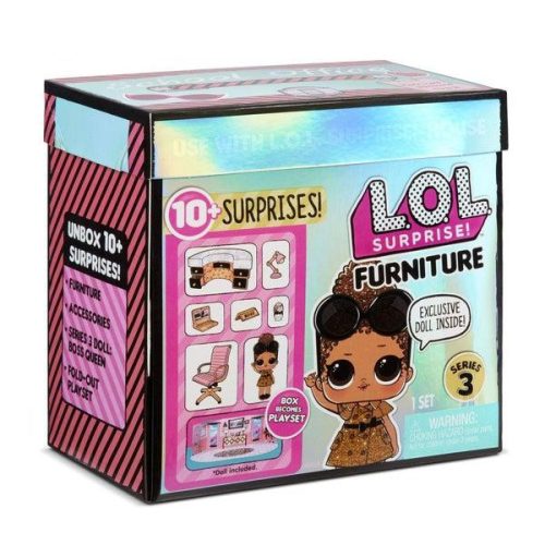 LOL Suprise Furniture játékszett, babával és bútorokkal - School Office