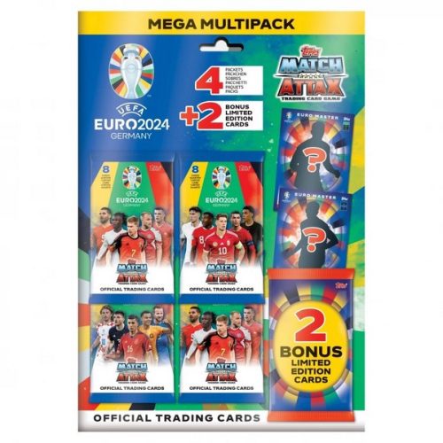 UEFA EURO 2024 - Topps Match Attax Mega Multipack Focis Kártya