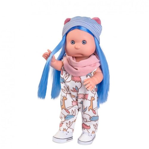 Antonio Juan Írisz kék hajú baba 38 cm-es