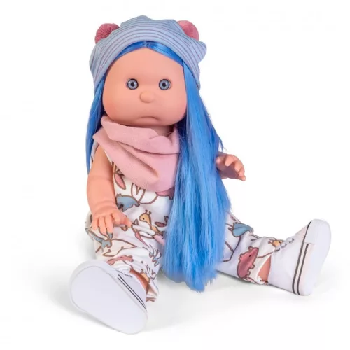 Antonio Juan Írisz kék hajú baba 38 cm-es
