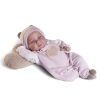 Antonio Juan: Újszülött Luca baba szív párnával 42 cm-es