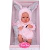 Antonio Juan: Újszülött Erika baba nyuszi jelmezben 42 cm-es