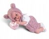 Antonio Juan Toneta élethű baba szivecske párnával, 34 cm-es