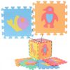Állatos habszivacs szőnyeg puzzle - 10 db-os