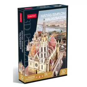   CubicFun: Mátyás-templom és Halászbástya - 3D puzzle 176 db-os