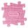 Muffik Szenzoros ortopédiai szőnyeg: puha muffik kiegészítő - pasztell rózsaszín