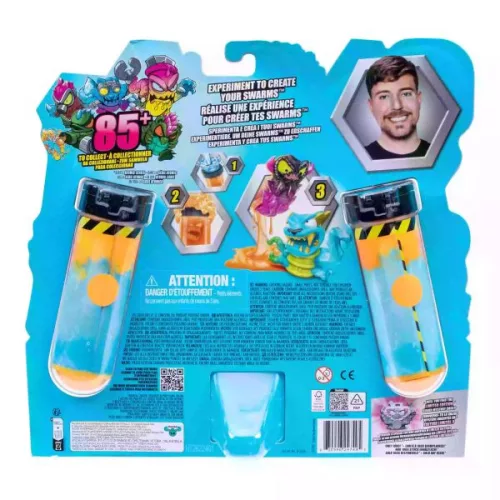 Mr. Beast: Lab Swarms Mega Szörnylabor 12 db-os, 2. széria