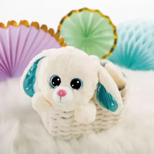 Nici: Wolli-Dot fekvő nyuszi plüssfigura - 25 cm