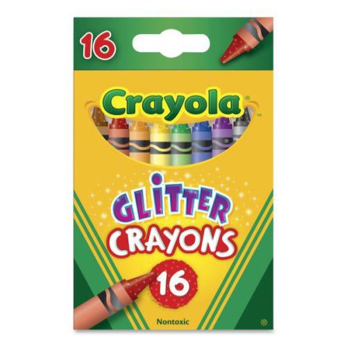 Crayola 16 db-os csillámló zsírkréta