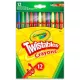Crayola 12 db-os csavarozható zsírkréta
