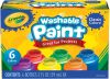 Crayola Kimosható tubusos festék, 6 x 59 ml-es