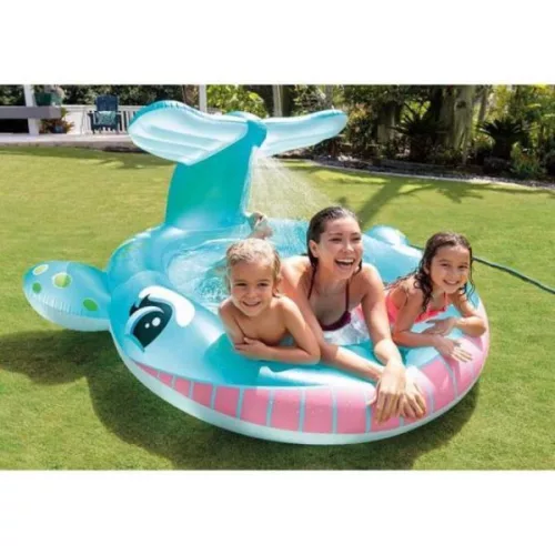 Intex - Bálna medence fröcskölővel 201 x 196 x 91 cm-es