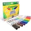 Crayola Kimosható, tompahegyű filctoll készlet, 12 db-os
