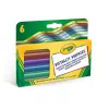 Crayola - Metálfényű filctoll készlet - 6 db-os