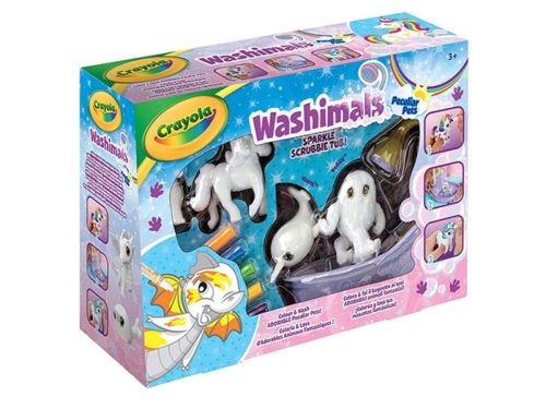 Crayola: Washimals kimosható állatkák – Mágikus állatkák fürdőkáddal