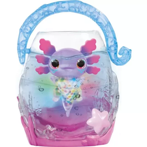 Let’s Glo Axolotl: Világító vízipajtás szett