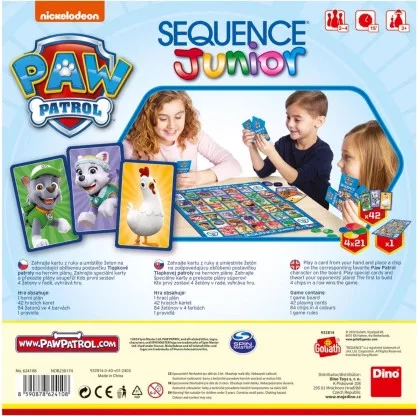 Sequence Junior társasjáték - Mancs Őrjárat kiadás