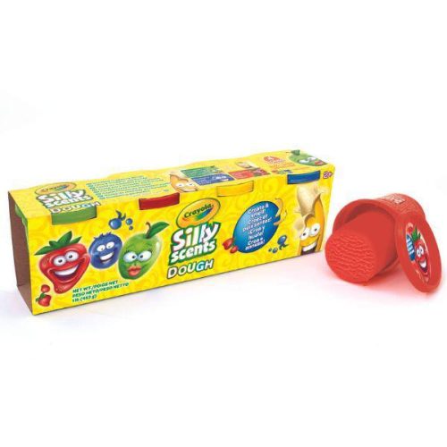 Crayola - Silly Scents Illatos gyurmakészlet dobozban - 4 db-os