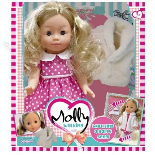 Molly sétáló baba 33 cm-es