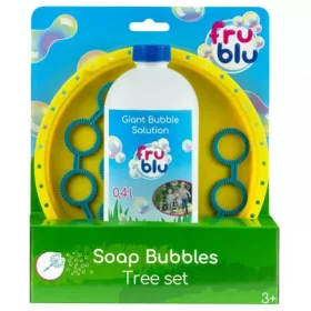 FruBlu - Bokor buborékfújó szett 0,4 liter folyadékkal