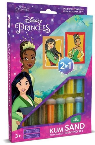 Disney-hercegnők Mulan/Tiana homokfestő készlet