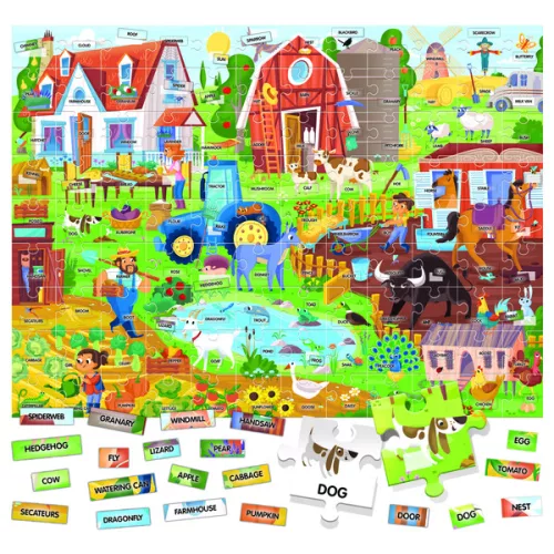 Headu Könnyen angolul - Farm puzzle