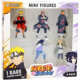 Naruto Shippuden Gyűjthető Figurakészlet, 6 darabos