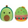 Squishmallows: Kifordítható plüss 2 az 1-ben 13 cm-es - guacamole és avokádó