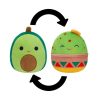 Squishmallows: Kifordítható plüss 2 az 1-ben 13 cm-es - guacamole és avokádó