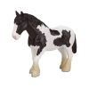 Mojo Clydesdale ló fekete-fehér figura