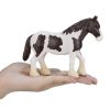 Mojo Clydesdale ló fekete-fehér figura