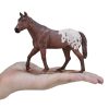 Mojo Appaloosa csődör mogyóróbarna figura