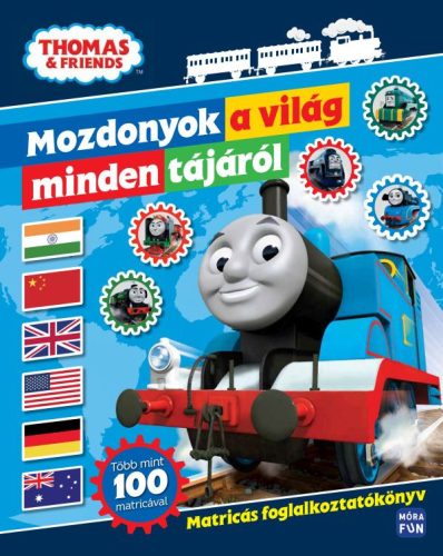Thomas - mozdonyok a világ minden tájáról matricás foglalkoztató