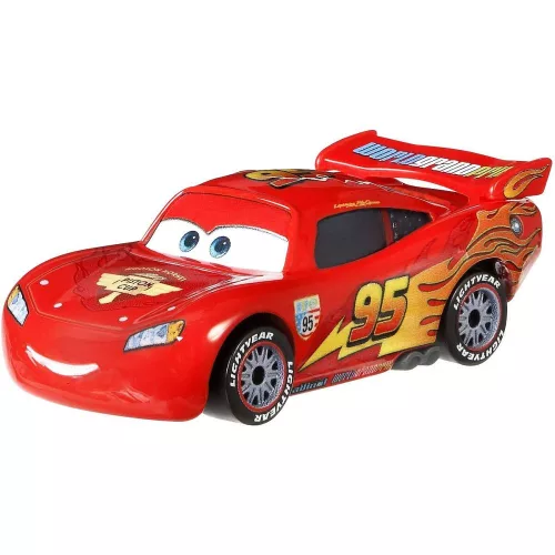 Disney Pixar Cars - Verdák S3 karakter kisautó - Lightning McQueen  - with racing wheels