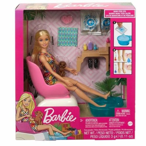 Barbie feltöltődés - Körömstúdió játékszett