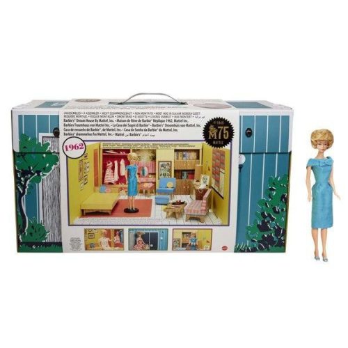 Mattel 75. évfordulós Retro Barbie álomház kiegészítőkkel
