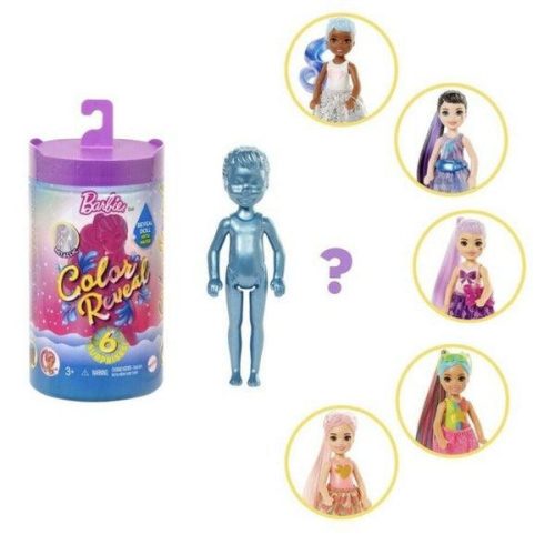 Barbie Color Reveal Chelsea meglepetés baba - Csillámvarázs