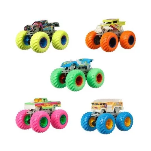 Hot Wheels Monster Truck Sötétben világító autó - többféle