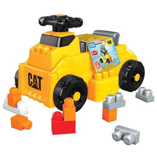 Mega Bloks Caterpillar bébitaxi építőkockákkal