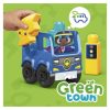 Mega Bloks Green Town Buszmegálló és töltőpont járművel