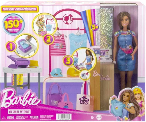 Barbie - Ruhatervező játékszett