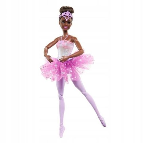 Barbie Dreamtopia Tündöklő szivárványbalerina baba - barna